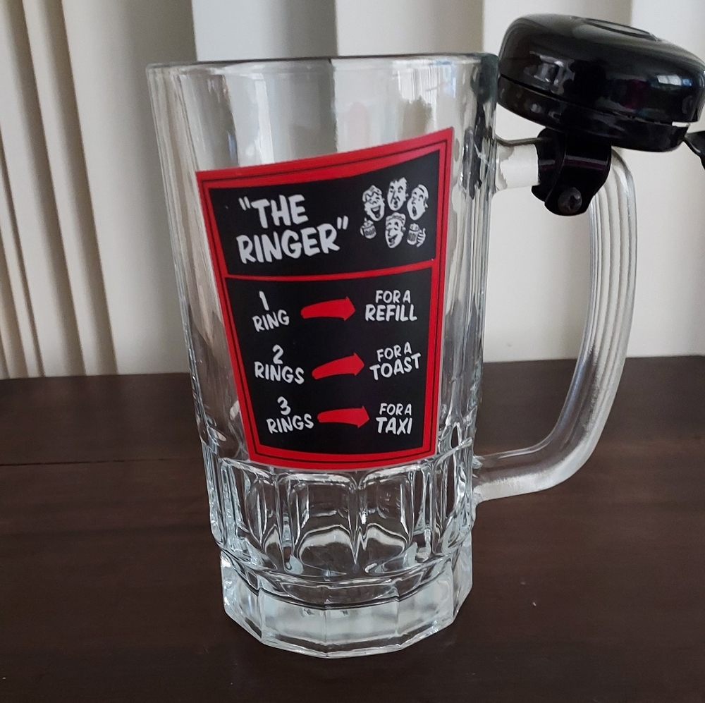 NEW Novelty Gift  Beer Mug with Ringer